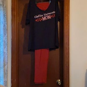 Champion Claflin University T-shirt and Cleo pants